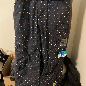 Burton womans Dryride Multicolor Patterned snow pants